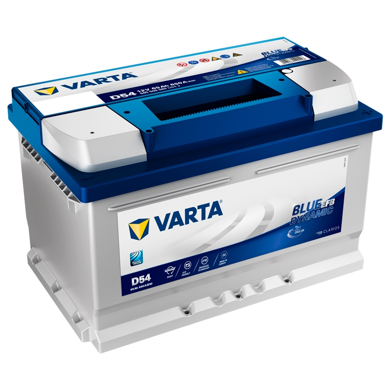 Batterie auto D54 12V 65ah / 650A VARTA EFB LB3