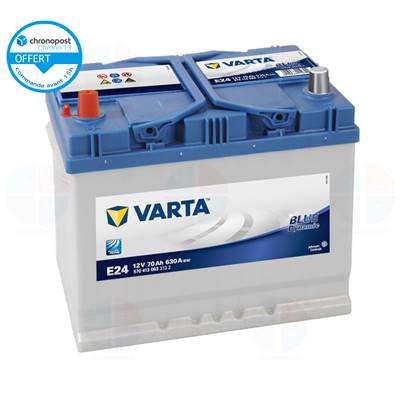 Batterie auto E24 12V 70ah/630A VARTA blue dynamic