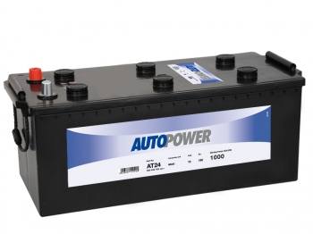 Batterie PL/Agri Autopower AT24 12v 180ah / 1000A + à GAUCHE M18