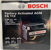 Batterie moto BOSCH FA112 12V 12ah 125A YB12AL-A / A2