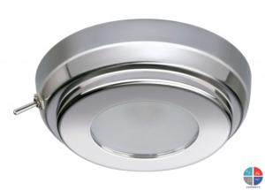 Spot LED Club Inox 10-30v avec inter Ø 90mm