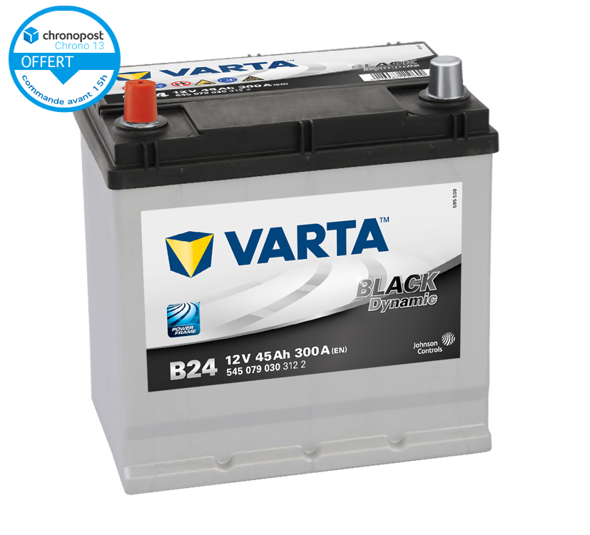 Batterie auto B24 12V 45ah/300A VARTA Black dynamic