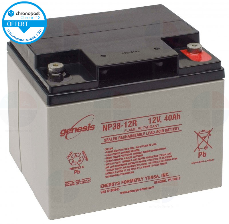 Batterie NP38-12 R GENESIS 12V 38Ah AGM VRLA