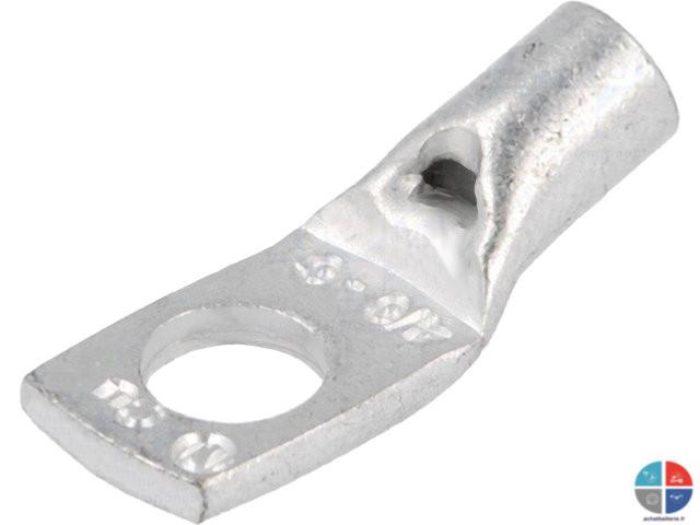 Lot De 10 Cosses Tubulaires 6 Mm² M4 - Kalitec HR6-4 - Sans Trou De Vision - Fabriqué Lot De 10 Cosses Tubulaires 6 Mm² M4 - Kalitec HR6-4 - Sans Trou De Vision - Fabriqué