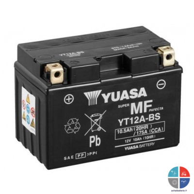 Batterie moto YT12A-BS 12V 10ah 210A YUASA