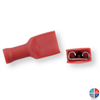 Cosse femelle isolée plate rouge 4.8mm pour 1.5mm²