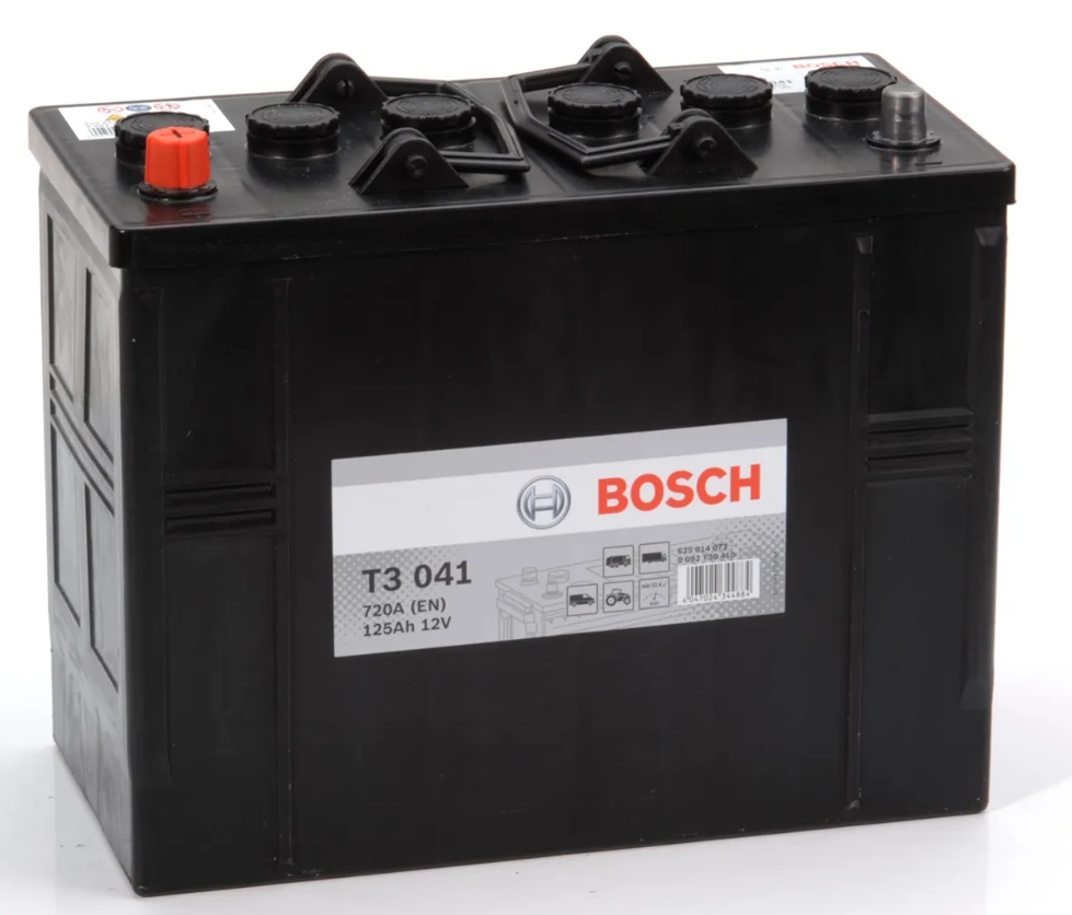 Batterie PL/Agri BOSCH T3041 12v 125ah 720A J2