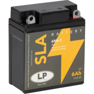 Batterie moto 6N6-3 6v 6ah 65A LANDORT AGM