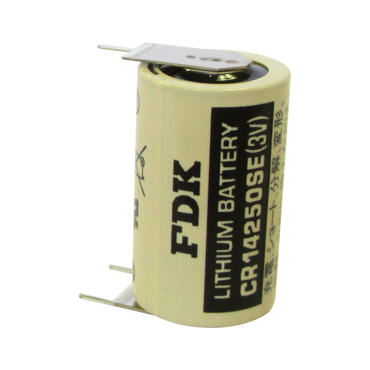 Pile lithium 3v CR14250SE-D 1/2AA 900mah à souder