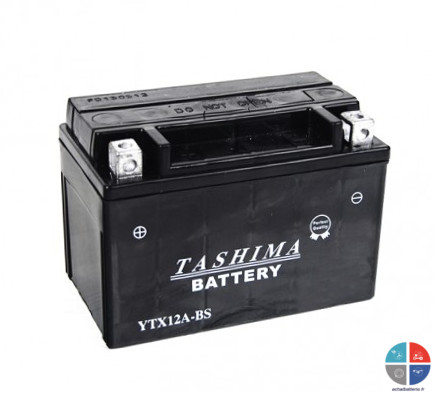 Batterie moto YTX12A-BS 12v 9.5ah TASHIMA