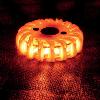 Kit 2 balises de signalisation magnétiques à Led orange avec valise de rangement