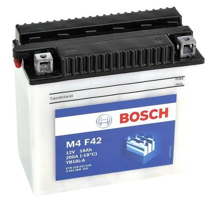 Batterie moto BOSCH M4F42 12v 18ah 200A YB18L-A