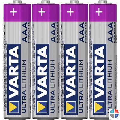 Pile VARTA lithium pro AAA x4 1.5V
