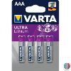 Pile VARTA lithium pro AAA x4 1.5V