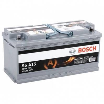 Batterie auto S5A15 12V 105Ah / 950A BOSCH AGM START-STOP L6 H15