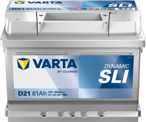 Batterie auto D21 12v 61ah 600A VARTA Silver Dynamic LB2