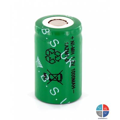 Accus 1/2A 16.8 x 28 1000MAH NIMH