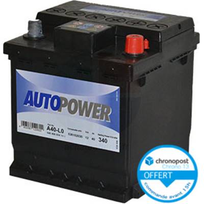 Batterie auto Autopower L0D 12V 40ah/340A - B35