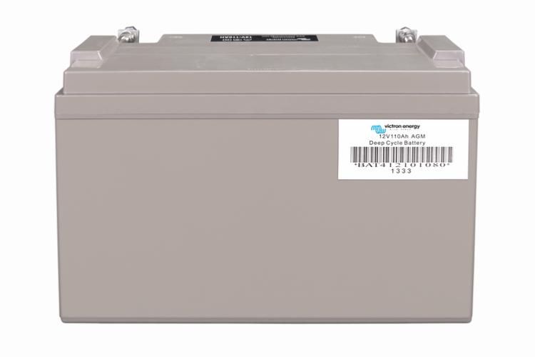 Batterie pour moteur électrique à décharge lente - 12V - C20 110Ah - 330 x  175 x 240 mm