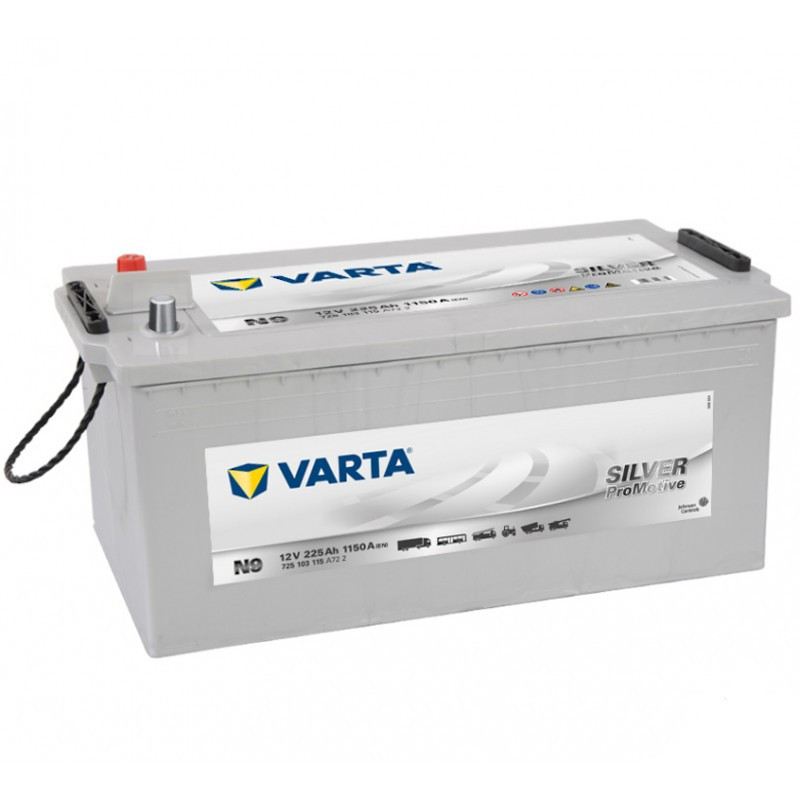 Batterie PL/Agri VARTA N9 12v 225ah/1150A Silver