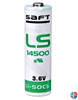 Pile Lithium Saft  LS14500  ER14505 AA 3.6v 3.7v 2.6ah
