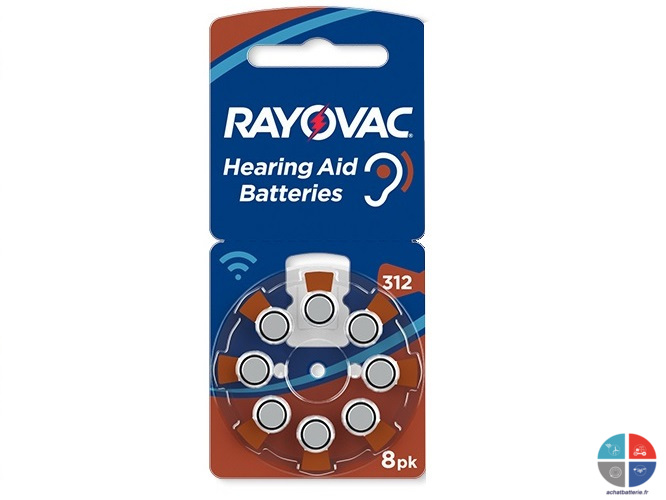 Pile auditive Acoustic 1.45v 312/PR41 - x 6 Rayovac