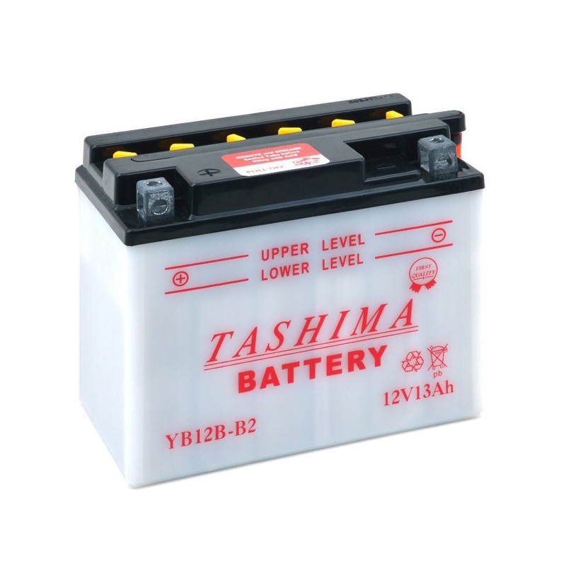 Batterie moto YB12B-B2 12V 12ah 150A TASHIMA