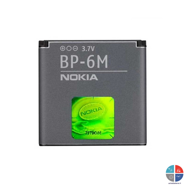 Batterie NOKIA Origine BP-6M 1070 mAh 3.7V Li-ion pour Nokia N93....