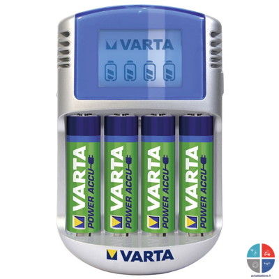 LCD CHARGEUR 4XAA 2600mAh VARTA