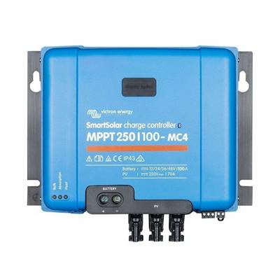 Régulateur Solaire VICTRON Smart MPPT250/100 MC4 12/24/48V-100A SCC125110512