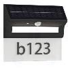 APPLIQUE LED SOLAIRE EXTERIEUR AVEC DETECTEUR MOUVEMENT 600 LUMENS + AFFICHAGE