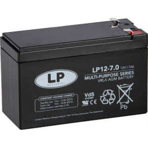 Batterie NP7-12 LANDPORT 12V 7Ah AGM VRLA