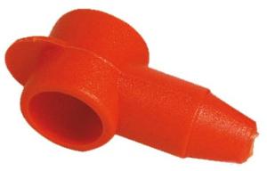 Manchon protection cosses batteries ROUGE Caoutchouc souple 6mm