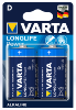 Piles LR20 X 2 VARTA LONGLIFE POWER 1.5V Alcaline D, Mono