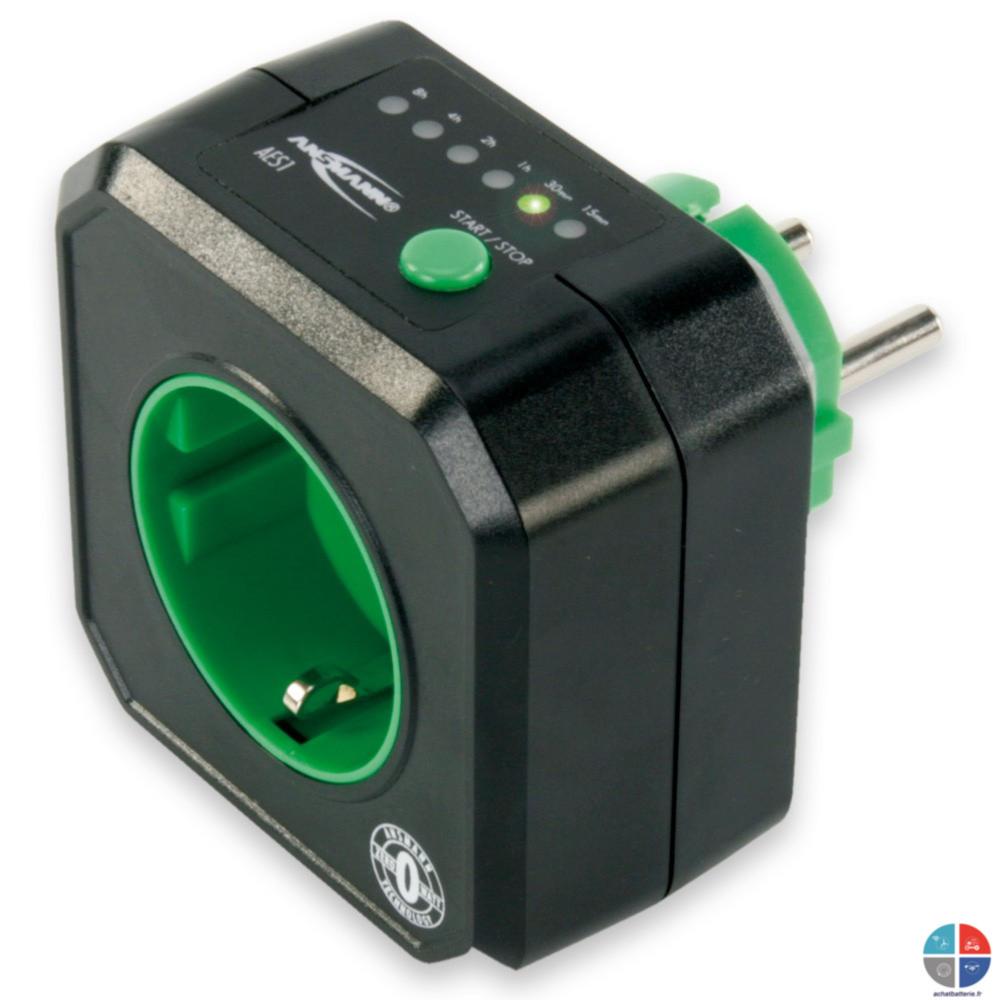 Prise coupe veille TIMER 0 WATT AES1, prise coupe courant electrique