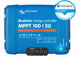 Régulateur Solaire VICTRON BlueSolar MPPT 100/50 12/24v 50A SCC020050200