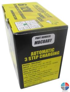 Chargeur Motobatt MBC Baby 6v / 12v 500mah Automatique