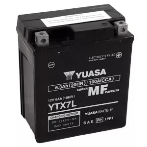 Batterie moto YTX7L WC 12V 6ah 100A YUASA
